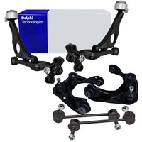 Delphi Querlenker + Koppelstange Satz Vorne Oben + Unten FüR Mazda 6 Gh
