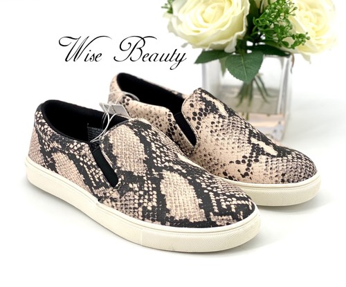 A New Day Reese Slip On Sneaker Size 6 Casual Shoe Snake Print Memory Foam - Picture 2 of 9