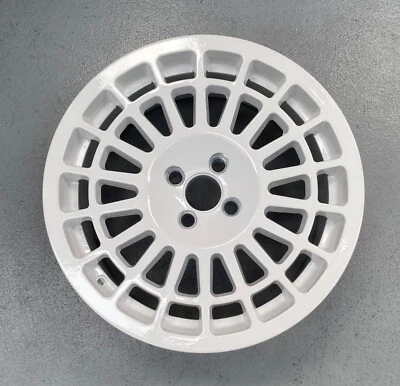 4 llantas Montecarlo 8x17 4x98 ET30 58.1 Lancia Delta Bianco hecho en Italia - Imagen 1 de 3