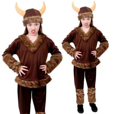 ILOVEFANCYDRESS GIRLS VIKING COSTUME CHILDS KIDS SAXON WORLD BOOK DAY WARRIOR FANCY DRESS SCHOOL