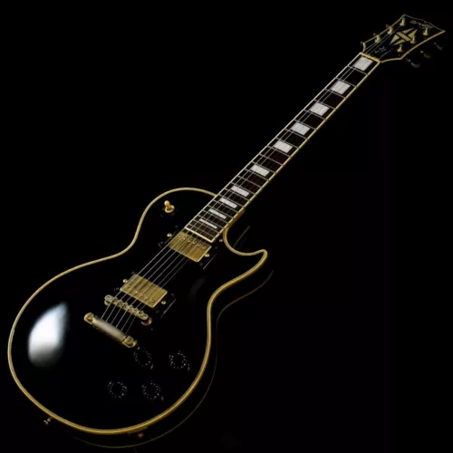Orville by Gibson Electric Guitar LPC Les Paul Custom Black "USED" JP #1229