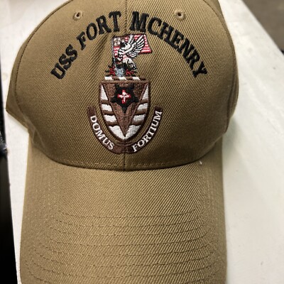 USS FORT MCHENRY The Corps US BEIGE Baseball Cap One Size | eBay display picture 3