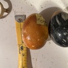 Large 2 1/2 Pds Onyx Polished Stone W/2 Eggs Alabaster Lefton Made In Italy — photo 8