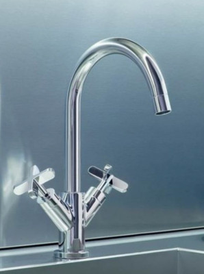FANTINI Riviera 4150 kitchen 1 hole faucet CHROME 37024150U 4150