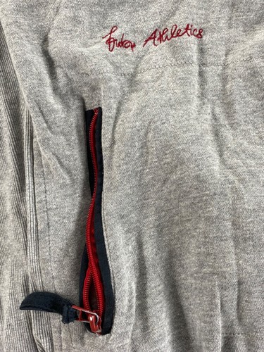 Vintage Fubu Athletics Full Zip Hoodie Sweatshirt 05 Men’s XXXL Black Gray READ - Picture 8 of 24