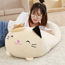 30cm Lovely Cat Plush Soft Squishy Chubby Cute Cartoon Pillow Cushion Toy Cat