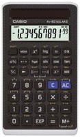 Casio® Fx-82Solarii Schulrechner FX-82 Solar - 10+2-Stellig, Schwarz