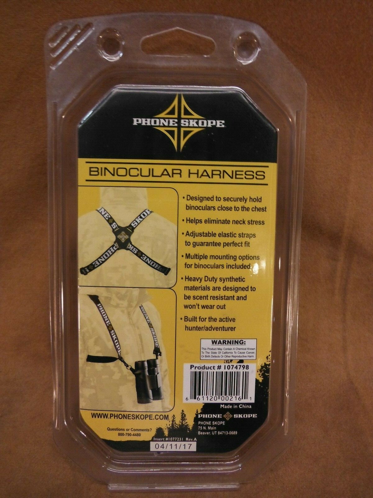 PHONE SKOPE BINOCULAR HARNESS eBay