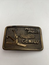 Peerless Faucet Brass Belt buckle Vintage