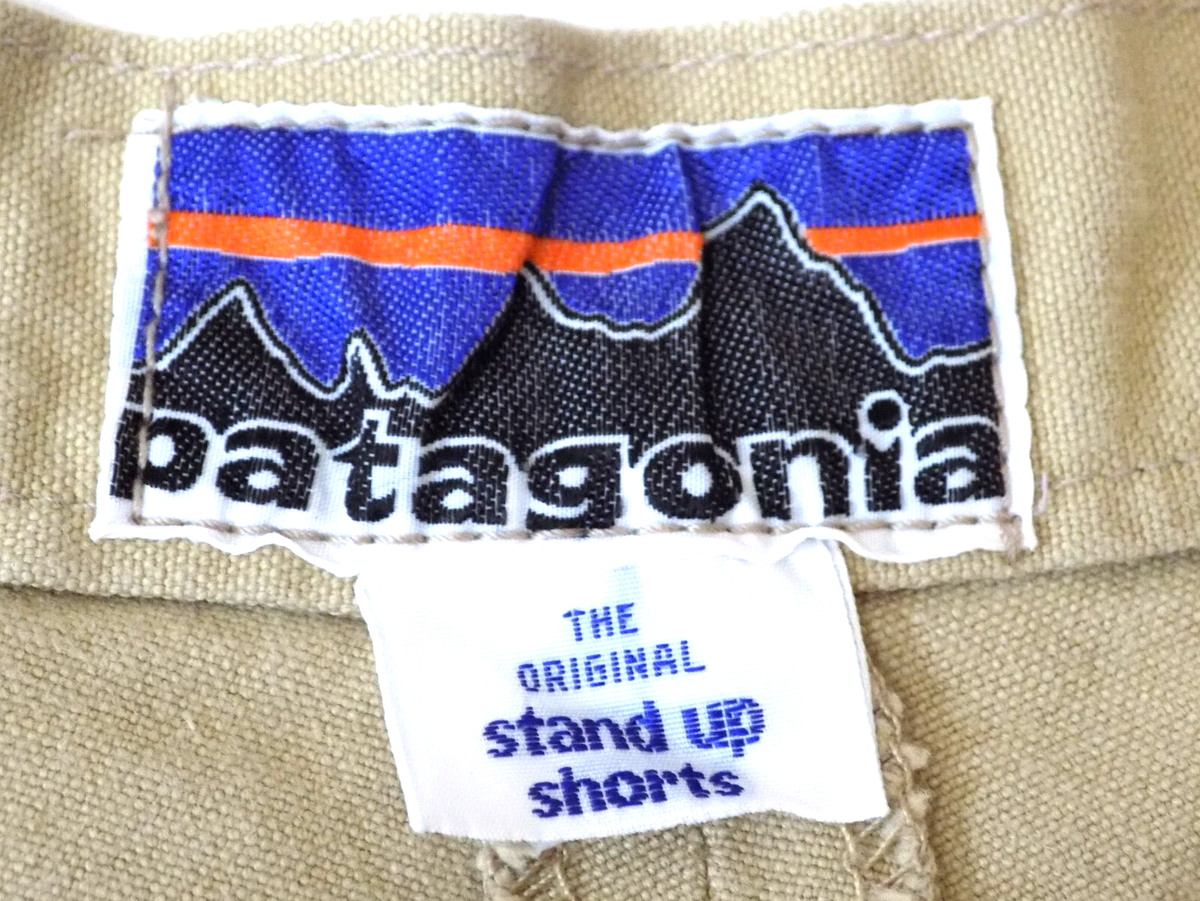 Vintage 1970s Patagonia P Original Stand-Up Khaki Heavy Canvas
