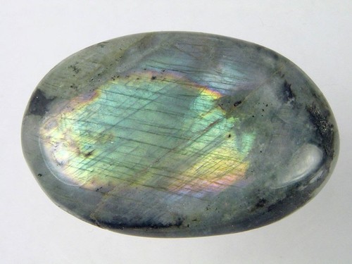 BUTW Labradorite Palmstone 58mm x 39mm x 16mm Healing Worry Soap Stone 9171K - Picture 1 of 3