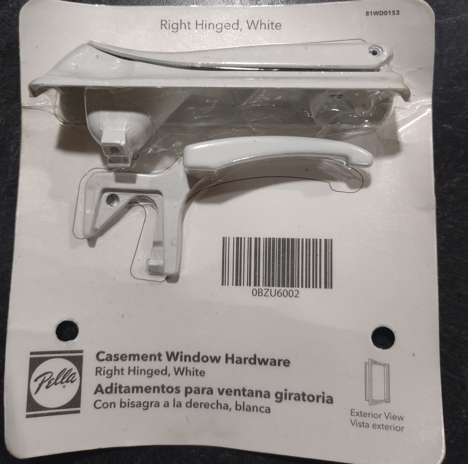 PELLA RIGHT HINGE WHITE CASEMENT HARDWARE eBay