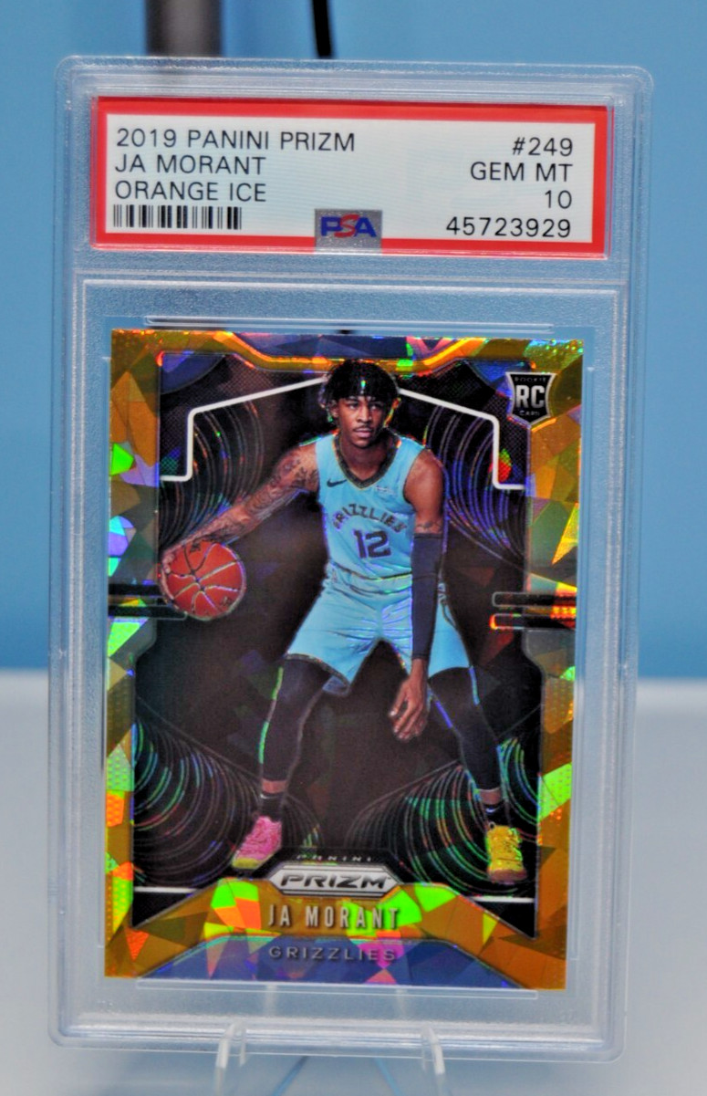 Ja Morant 2019-20 Panini Orange Ice Prizm #249 RC Rookie PSA 10 GEM MINT