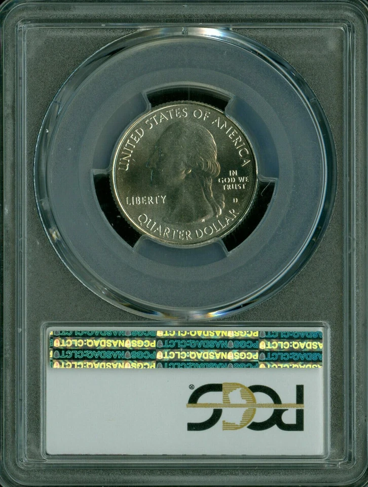 2018 D CUMBERLAND FLAG QUARTER PCGS MS67 PQ 2ND FINEST GRADED MAC SPOTLESS * - Image 2 of 2