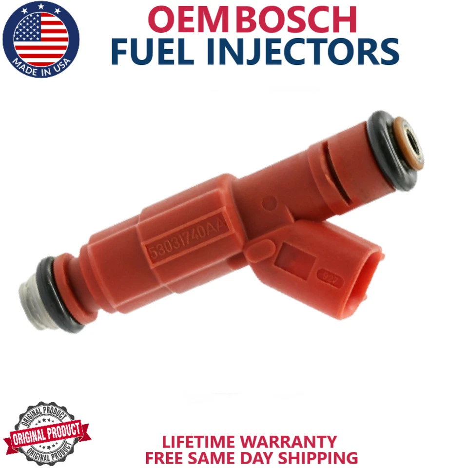 NOVO x8 OEM BOSCH injetores de combustível para 2000, 2001, 2002 Dodge Ram 3500 5.9L V8 - Imagem 2 de 3