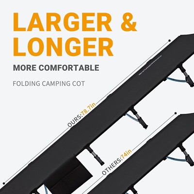 Fundango Ylang Adult Sleeping Cot L Portable, Camping
