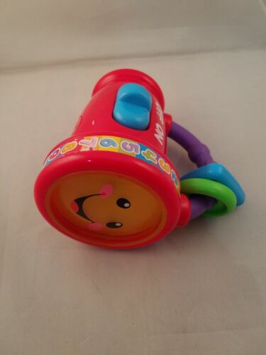 Fisher Price Counting Toddler Flashlight Red w/ Blue Green Beads - Picture 1 of 3