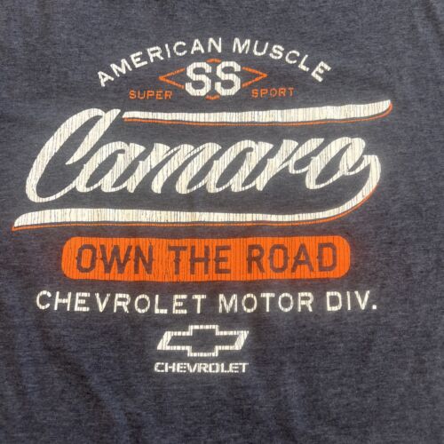 CAMARO Shirt Men’s T-SHIRT 2XL Super Sport American Muscle Car Own The Road - Picture 2 of 7