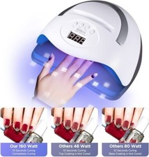 Maquina Para Secar U as De Gel Secador De U as Lampara UV LED Profesional 160W