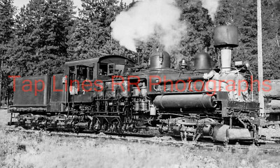 Klickitat Log & Lumber Co 7 Shay Klickitat WS 1958 Neu 5x8 Foto