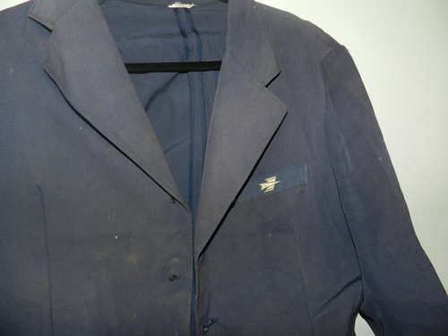 Ancienne veste manteau blouson de facteur La Poste année 1960/1970 N°3 - Foto 2 di 3