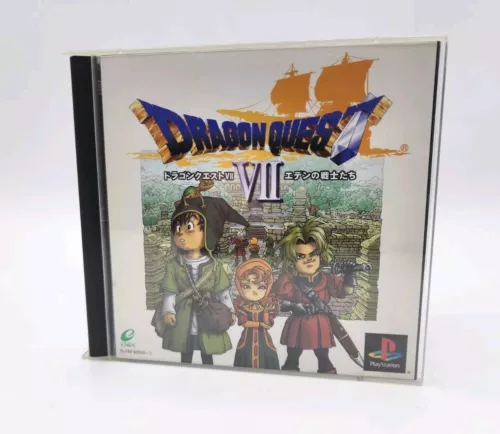 Japanese Dragon Quest VII 7 PlayStation 1 PS1 Complete US Seller