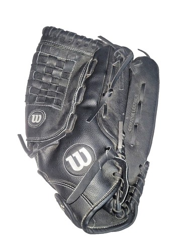 12 Balles De Softball Wilson Little League - A9074 - Cuir Jaune - Neuf En Boîte
