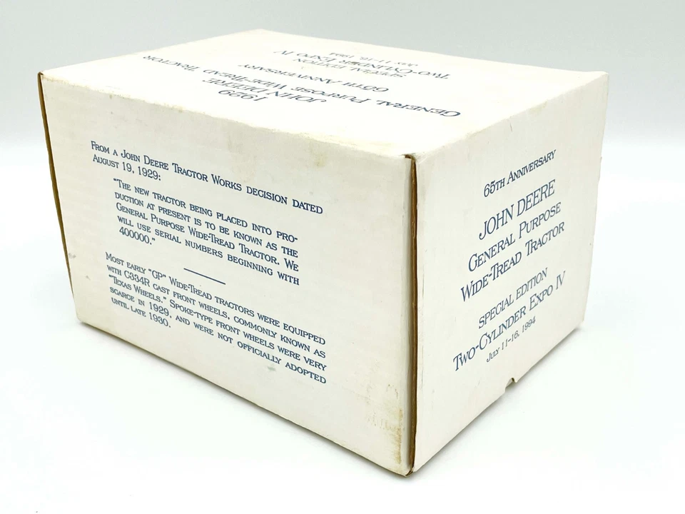 Tractor de banda ancha de uso general John Deere 1929 1/16, club de 2 cilindros 1994 Foto 3 de 3