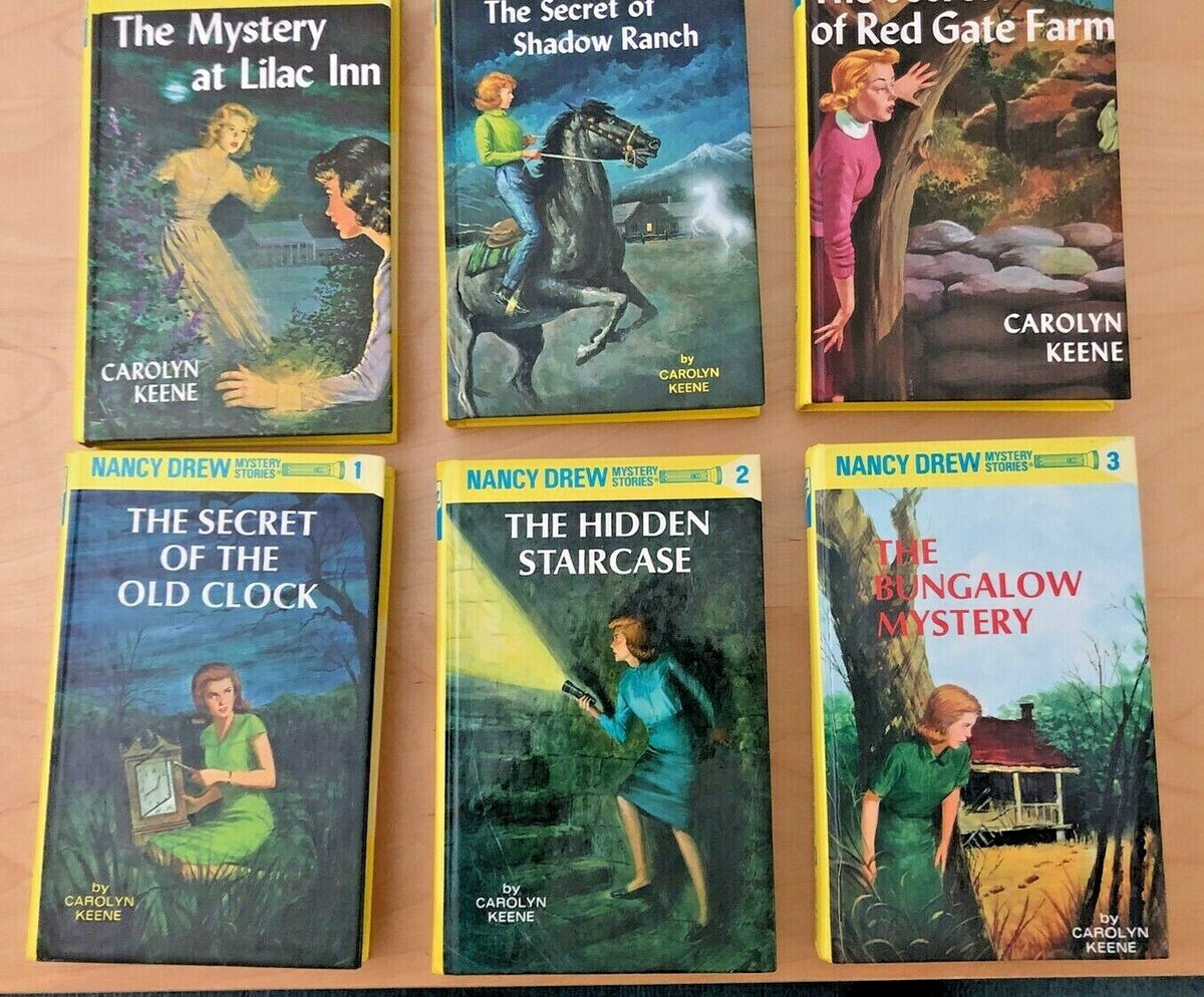 Nancy Drew Mystery Stories Book Set #1-6 Carolyn Keene Hardback | eBay