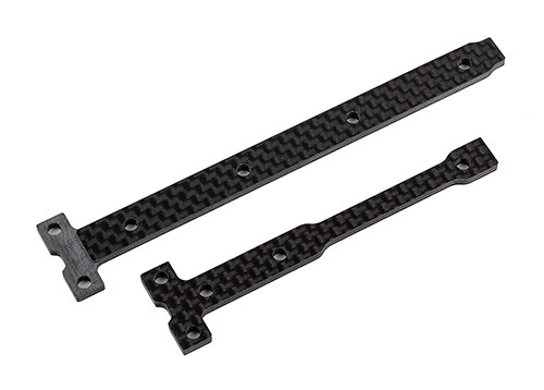 Team Associated B74.2 B74.2D Carbon Fiber Stiff Chassis Brace Support Set 92365 - Picture 1 of 1
