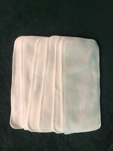 white cloth diapers