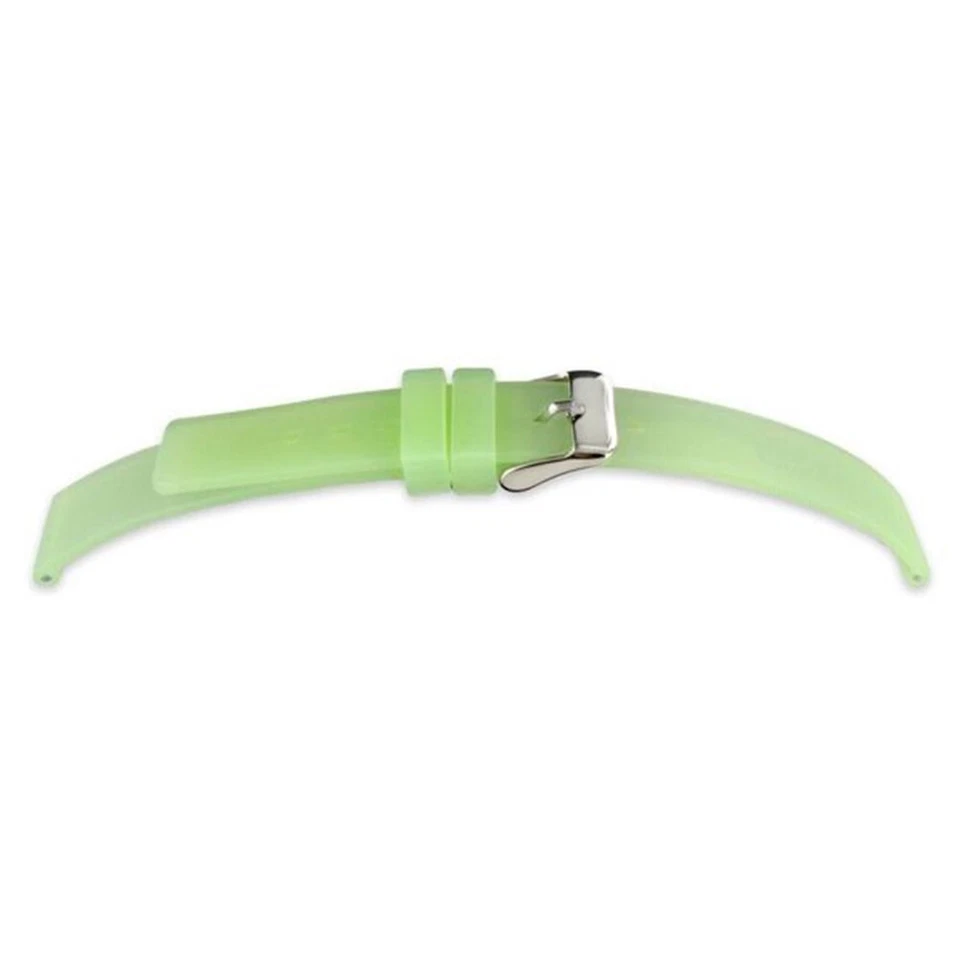 Bracelet de Montre 14mm Vert en Silicone Rubber - Photo 1/1