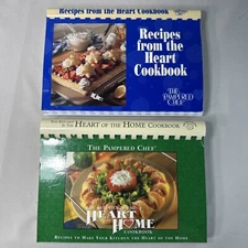 2 Vintage 1997 and 1999 The Pampered Chef Spiral Recipe CookBooks