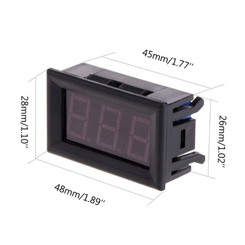 1x LED Mini-Digital Thermometer 12V Car Temperature Panel Meter Gauge+Temp Probe - Imagen 31 de 56