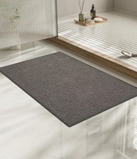 Bathroom Rugs Mat 24x17, Ultra Thin Non Slip Bath Mat Small Quick Dry Absorbent