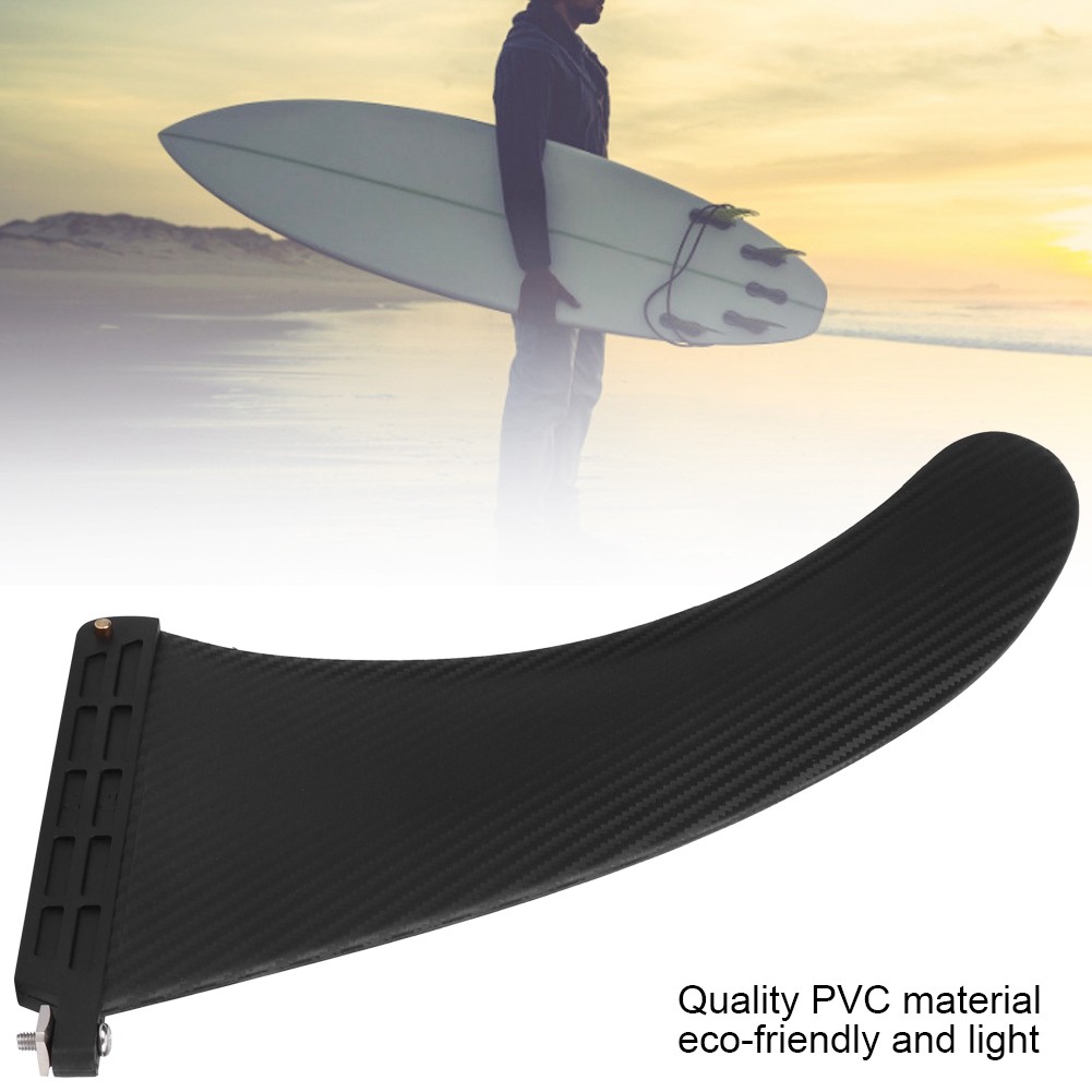 10in Surfboard Fin Faux Carbon Fiber SUP Board Watershed Balancing Rudder BJ