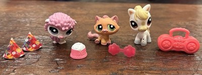 Littlest Pet Shop LPS 1709 1710 1711 Festive Friends Plus Accessories