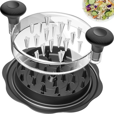 10'' Pro Chicken Shredder Tool Twist Large for Kitchen, BPA-Free Shredder - Black
