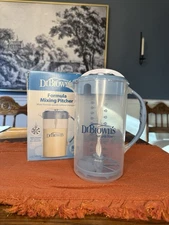 Dr. Brown’s Formula Mixing Pitcher 32oz Natural Flow Baby Formula Mixer NIB