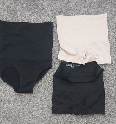 3 x Matalan Shapewear Nude & Schwarz Größe 10/12 M