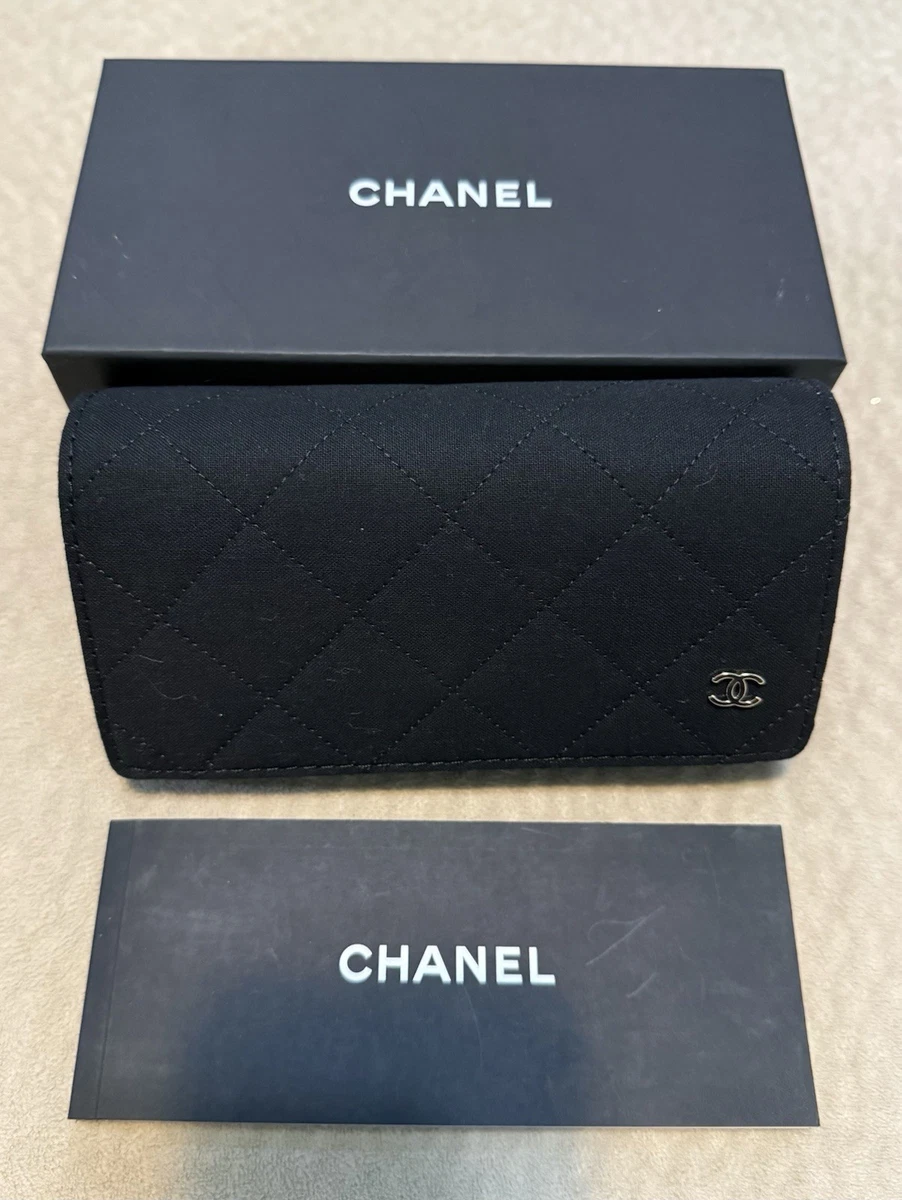 Chanel reading glass fabric bag and box Chanel Eyeglass Empty Box Bag Cloth Black Gift Storage | eBay main image 4