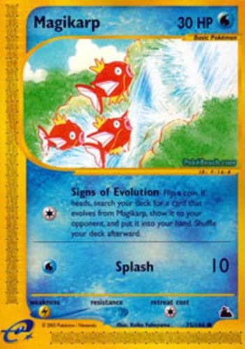 NM-Mint Magikarp - 75/144 - Common Pokemon Skyridge
