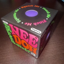 Schylling NeeDoh Groovy Glob Squeeze Ball, Purple, Squeezable