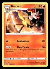 Braixen 026/195 Swsh12: Spada e Scudo - Carta TCG Pokémon Regolare Tempesta Argento