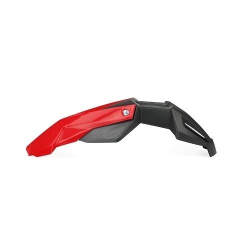 Garde boue avant supermotard NoEnd universel tuning moto noir rouge