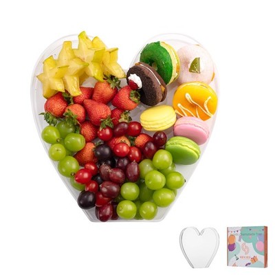 11'' Clear Acrylic Letter & Number Charcuterie Tray-Reusable Fillable Alphabet...