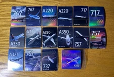 Delta Airline Pilot Trading Cards Lot Of 16 Different, 2022 & 2025