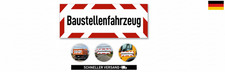 Baustellenfahrzeug Magnetschild (32X10 Cm Gro&szlig;) (2 Gr&ouml;&szlig;en) - Magnetisches Schil