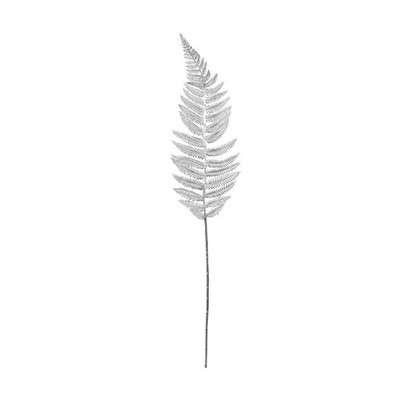 Metallic Farnblattstiel Silber