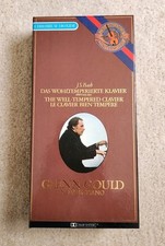 Coffret 4 Cassettes Audio – Glenn Gould 🎹 Bach : Le Clavier Bien Tempéré CBS